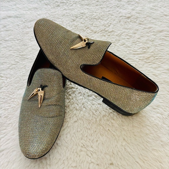 Steve Madden Metallic Silver Slide On/Loafers Men’s Shoes size 10M - Picture 5 of 15